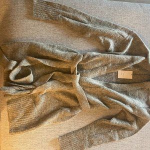 a new day Cream Tie Front Sweater- S